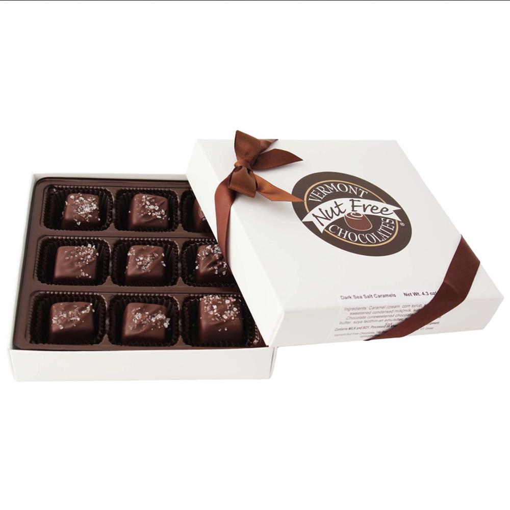 Milk Chocolate Maine Sea Salted Caramel Gift Box - Bixby Chocolates