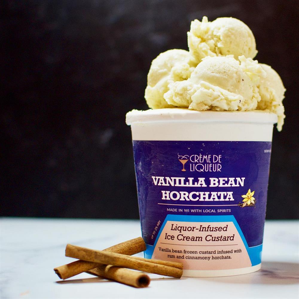 Ice Cream | Vanilla Bean Horchata Custard | Crème de Liqueur, MA