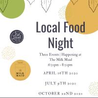 Local Food Night at The Milk Maid