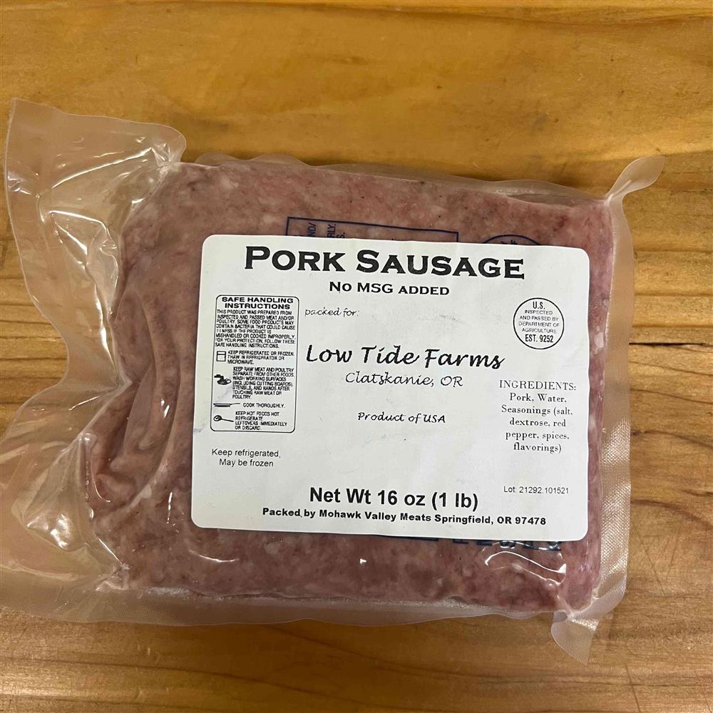 Pork - Breakfast Sausage, NO MSG, Bulk