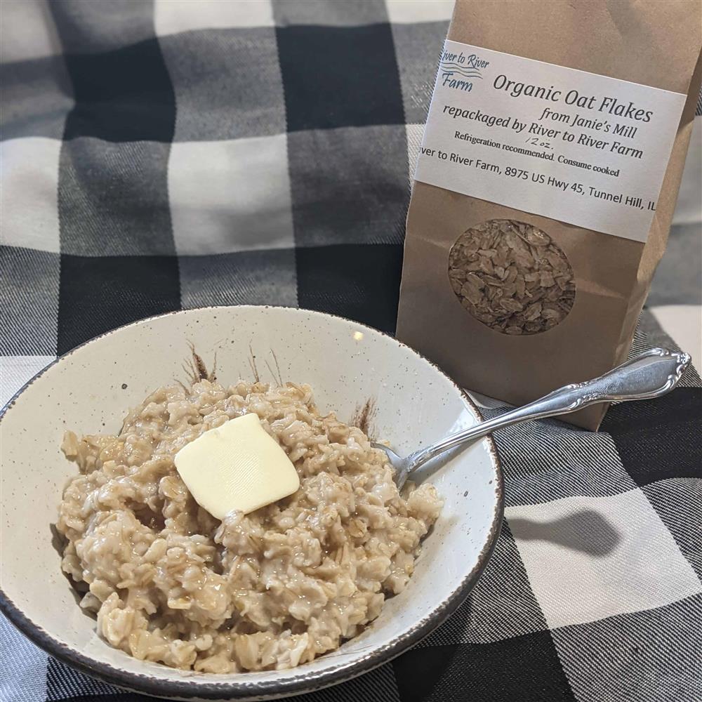 Organic Oat Flakes (Rolled Oats) – Janie's Mill