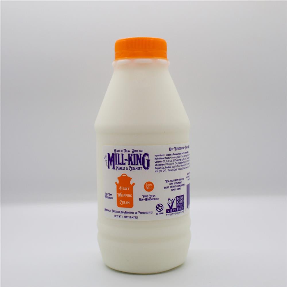 Organic Whipping Cream, Non-Homogenized