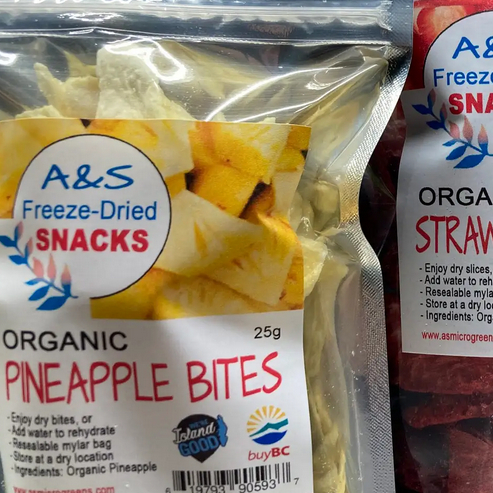 A&S Microgreens/Freeze-Dried Snacks