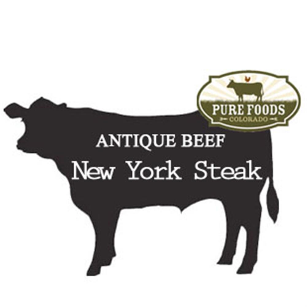*Antique Beef* New York Steak Pasture-to-Plate