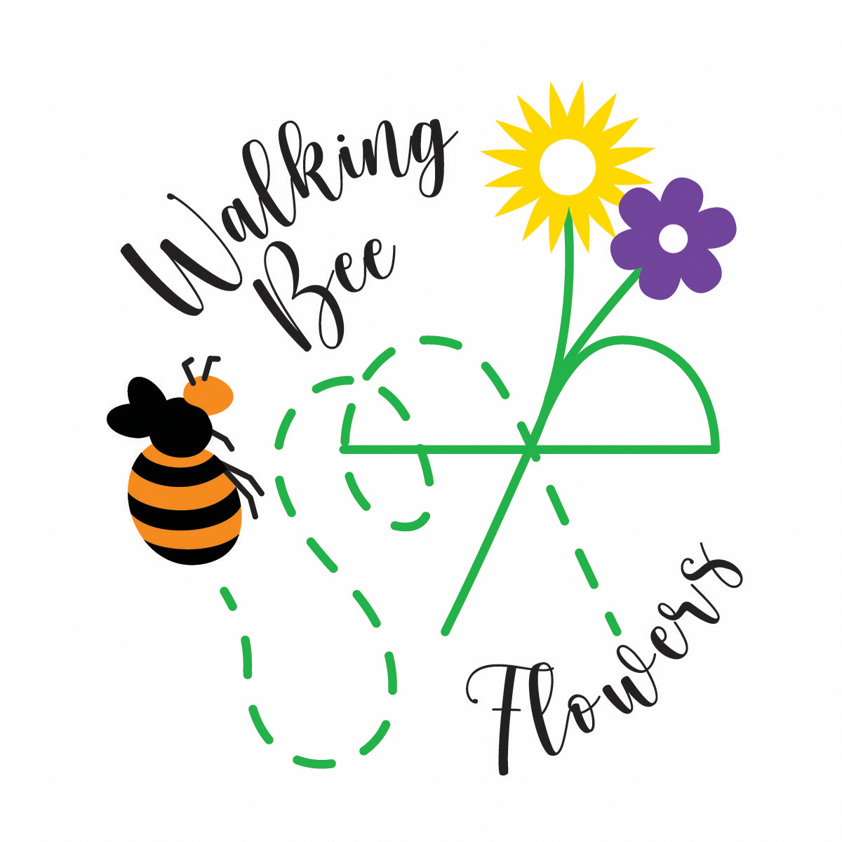 Walking Bee Flowers